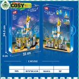 Đồ chơi lắp ghép xếp hình Lâu đài công chúa cao cấp kích thước lớn với 703 mảnh ghép