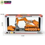 Đồ chơi xe xúc đất công trình mẫu mới cao cấp lớn có điều khiển 4 chiều cho bé