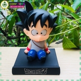 Mô hình Songoku Áo Xám Lắc Đầu - Dragon Ball - Bộ lắc đầu - Có Hộp Màu