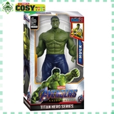 Đồ chơi mô hình các siêu anh hùng Avenger bằng nhựa cao cấp, có khớp di chuyển linh hoạt và đèn, âm thanh cho bé