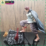 Mô hình Shanks tóc đỏ đứng mái nhà siêu ngầu - Cao 31cm -Figure One Piece