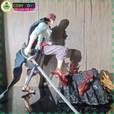 Mô hình Shanks tóc đỏ đứng mái nhà siêu ngầu - Cao 31cm -Figure One Piece