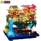 Đồ chơi lắp ghép xếp hình cung điện Hội quán anh đào cỡ lớn với 3320 chi tiết