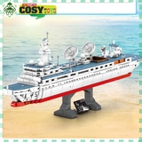 Đồ chơi lắp ghép xếp hình tàu khu trục cỡ lớn cao cấp với 724 mảnh ghép