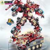 Đồ chơi lắp ghép xếp hình robot biến hình 2 trong 1 thành xe đủ mẫu với hơn 772 - 797- 821 - 844 chi tiết cho bé