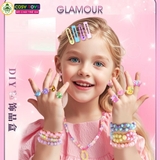 Đồ chơi hạt làm vòng tay, vòng cổ 10 trong 1 với nhiều mẫu thủ công thoả sức sáng tạo cho bé