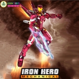 Đồ chơi lắp ghép xếp hình Iron Man giáp nano MARK 50 trong Age of Ultrol cỡ lớn kèm nhiều chi tiết chuyển động với 1293 mảnh ghép cho bé