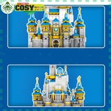 Đồ chơi lắp ghép xếp hình Lâu đài công chúa cao cấp kích thước lớn với 703 mảnh ghép
