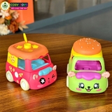 Đồ chơi mô hình 4 xe ô tô hoạt hình có thể tháo lắp được cho bé