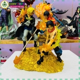 Mô hình OnePiece Combo 3 anh em Luffy Sabo Ace bản quốc dân - cao 18 cm - nặng 300 gram - OnePiece - kèm hộp