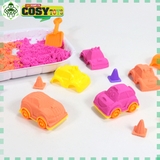 Đồ chơi cát động lực mô hình xe đua an toàn không độc hại cho bé