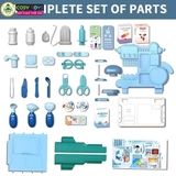 Đồ chơi bàn bác sỹ khám bệnh cỡ lớn với 42 chi tiết cho bé