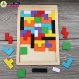 Đồ chơi bảng gỗ xếp tư duy sáng tạo cho bé