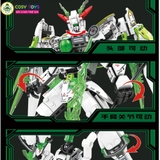 Đồ chơi lắp ghép xếp hình robot Mecha Warior - Universe mẫu mới với kiếm laser 454-457 chi tiết cho bé