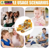 Đồ chơi bắn bi cá sấu tính điểm vui nhộn cho bé