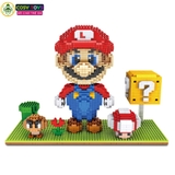 Đồ chơi lắp ghép xếp hình các nhân vật trong game Mario với 2000-2200 chi tiết