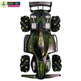 Đồ chơi xe thể thao bánh xoắn stunt spray điều khiển từ xa có phun khói và điều khiển cử chỉ tay cho bé