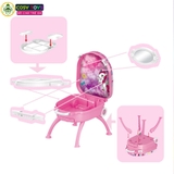 Đồ chơi vali trang điểm 3 trong 1 kèm dụng cụ trang điểm làm đẹp cho bé