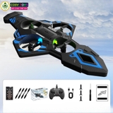 Đồ chơi mô hình máy bay điều khiển từ xa bằng xốp với 4 cánh lớn nhào lộn 360 độ cho bé