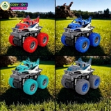 Đồ chơi túi 4 mô hình xe đua quán tính xe địa hình cho bé