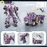 Đồ chơi lắp ghép xếp hình robot biến hình 2 trong 1 thành xe đủ mẫu với hơn 772 - 797- 821 - 844 chi tiết cho bé