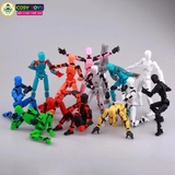 Đồ chơi lắp ghép mô hình Dummy 3D cùng nhiều vũ khí đi kèm cho bé