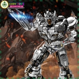 Đồ chơi lắp ghép xếp hình T.ank Mega Commander Decepticon cỡ lớn có block phát sáng kèm nhiều chi tiết chuyển động với 4052 mảnh ghép cho bé