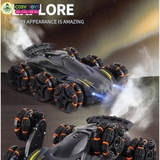 Đồ chơi xe đua stunt 6 bánh mẫu mới điều khiển từ xa 360 độ có phun khói và cử chỉ tay cho bé