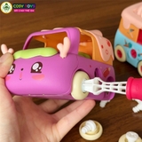 Đồ chơi mô hình 4 xe ô tô hoạt hình có thể tháo lắp được cho bé