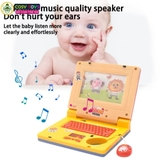 Đồ chơi máy tính laptop có nhạc đèn Led màn hình động kèm chuột điều khiển cho bé