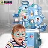 Đồ chơi bàn bác sỹ khám bệnh cỡ lớn với 42 chi tiết cho bé