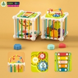 Đồ chơi hộp bận rộn đa chức năng vui nhộn nhiều trò chơi sáng tạo và tư duy dành cho các bé từ 3 tuổi trở lên