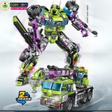 Đồ chơi lắp ghép xếp hình robot biến hình 2 trong 1 thành xe đủ mẫu với hơn 772 - 797- 821 - 844 chi tiết cho bé