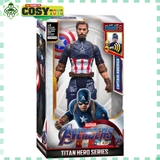 Đồ chơi mô hình các siêu anh hùng Avenger bằng nhựa cao cấp, có khớp di chuyển linh hoạt và đèn, âm thanh cho bé