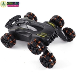 Đồ chơi xe đua stunt 6 bánh mẫu mới điều khiển từ xa 360 độ có phun khói và cử chỉ tay cho bé