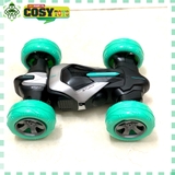 Đồ chơi xe địa hình stunt racer mẫu lớn gam có nhạc, đèn và bánh xoay 180 độ có điều khiển từ xa cho bé