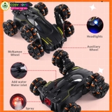 Đồ chơi xe đua stunt 6 bánh mẫu mới điều khiển từ xa 360 độ có phun khói và cử chỉ tay cho bé