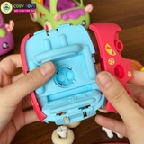 Đồ chơi mô hình 4 xe ô tô hoạt hình có thể tháo lắp được cho bé