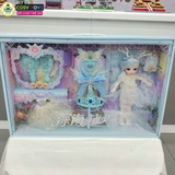 Đồ chơi búp bê mô nàng tiên cá kèm váy và phụ kiện gương, lược, vương miện cho bé