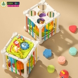 Đồ chơi hộp bận rộn đa chức năng vui nhộn nhiều trò chơi sáng tạo và tư duy dành cho các bé từ 3 tuổi trở lên