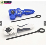 Đồ chơi đấu trường con quay gồm 4 con quay siêu tốc kèm tay kéo cho bé