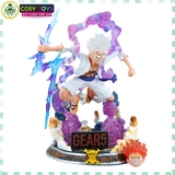 Mô Hình Luffy Gear 5 cao cấp chiến đấu cầm sét - cao 36cm - nặng 2,5kg - One Piece