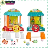 Đồ chơi máy gắp thú chạy pin sạc có đèn, nhạc cao cấp cho bé