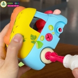 Đồ chơi mô hình 4 xe ô tô hoạt hình có thể tháo lắp được cho bé
