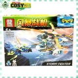 Đồ chơi lắp ghép xếp hình máy bay trực thăng ShuriCopter của Jane ninjago với 477 mảnh ghép