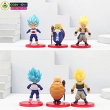 Mô hình DragonBall Bộ 18 nhân Vật Chibi Dragon ball - Cao 6-7cm - nặng 350gram - Dragon Ball