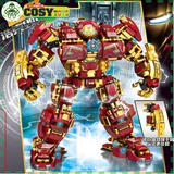 Đồ chơi lắp ghép xếp hình bộ giáp Steel Mecha của Iron Man với 1595 mảnh ghép