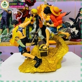 Mô hình OnePiece Combo 3 anh em Luffy Sabo Ace bản quốc dân - cao 18 cm - nặng 300 gram - OnePiece - kèm hộp