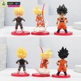 Mô hình DragonBall Bộ 18 nhân Vật Chibi Dragon ball - Cao 6-7cm - nặng 350gram - Dragon Ball
