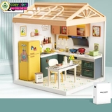 Đồ chơi lắp ghép ngôi nhà trong mơ cao cấp với nhiều mẫu: phòng ngủ, phòng tắm, phòng bếp.....cao cấp có đèn led và lồng che trong suốt với đầy đủ vật dụng, đồ dùng cho bé